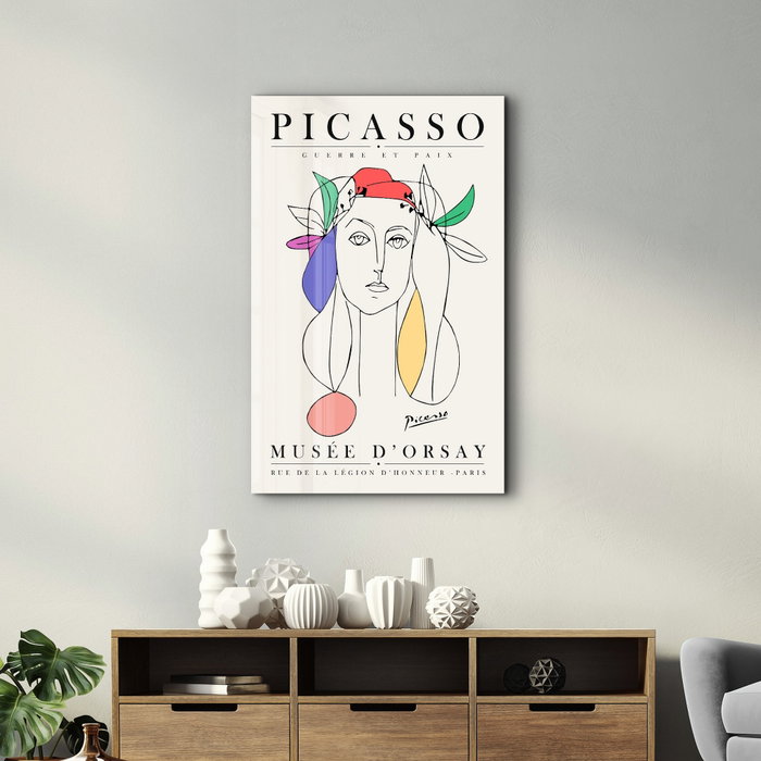 Wallity Pintura Decorativa de Vidrio Templado Multicolor 46 x 72 cm Wallity Pintura Decorativa de Vidrio Templado Multicolor 46 x 72 cm